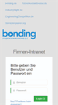 Mobile Screenshot of firmen.bonding.de